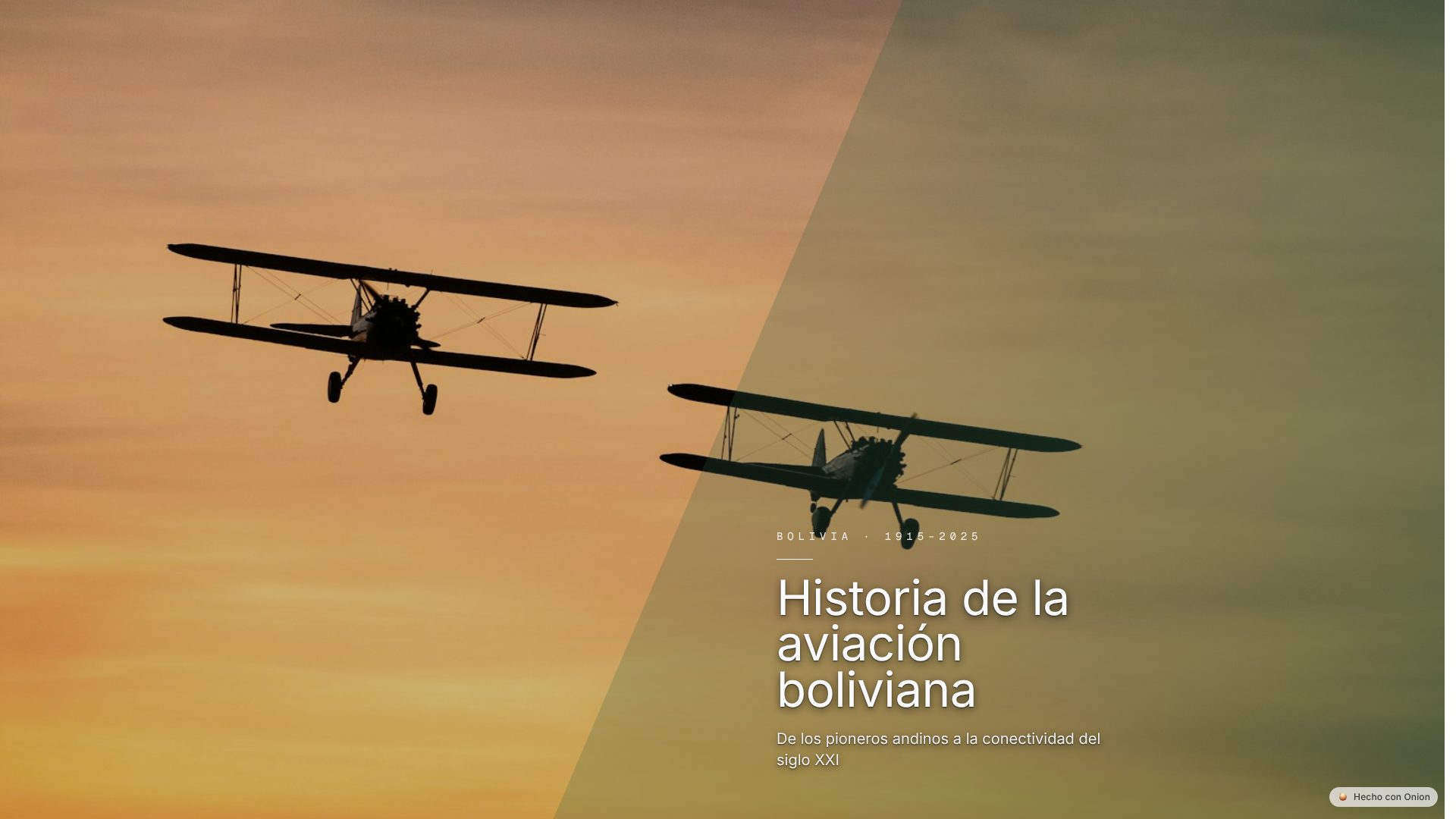 Historia de la aviación boliviana